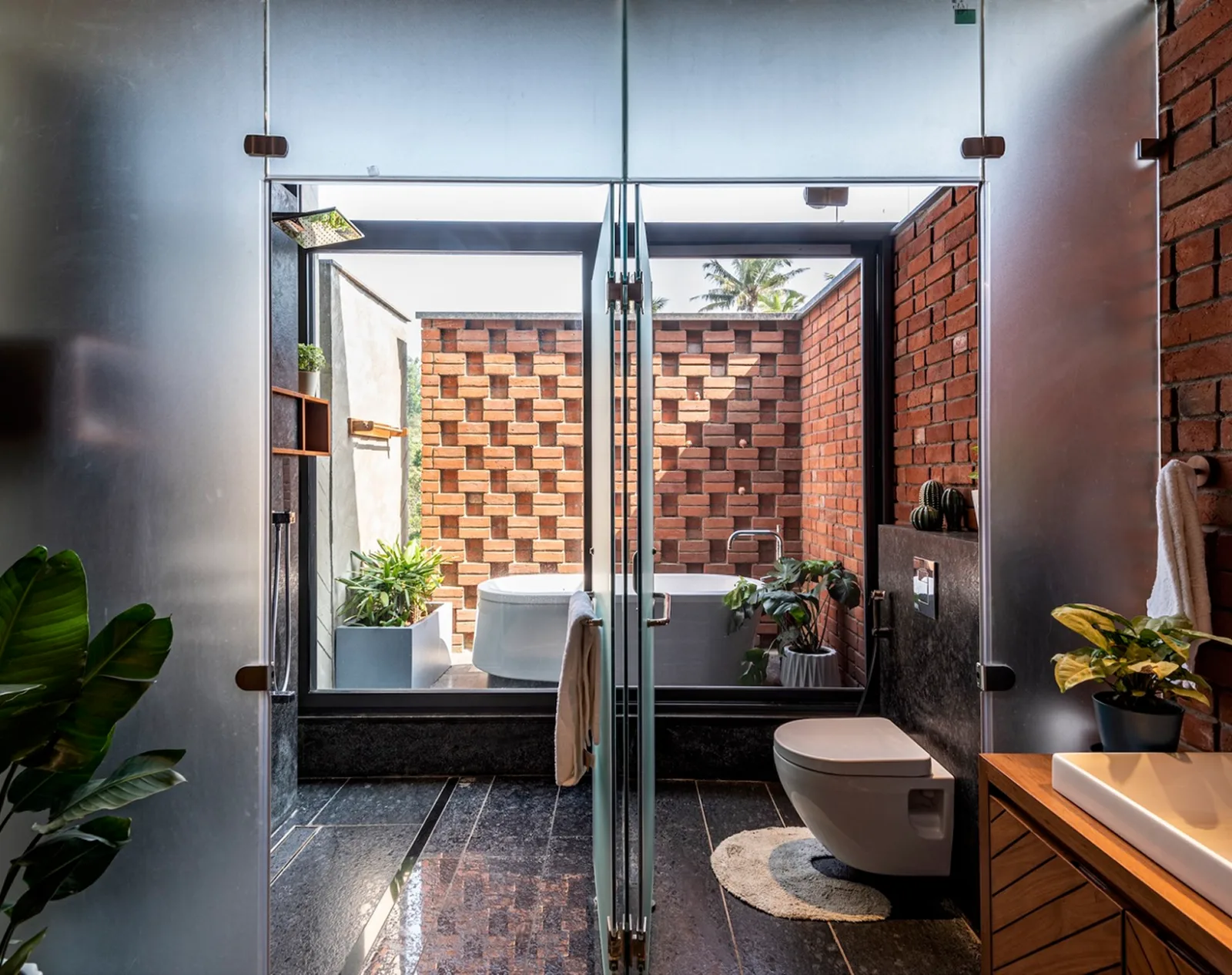 Modern wardrobe wall cladding